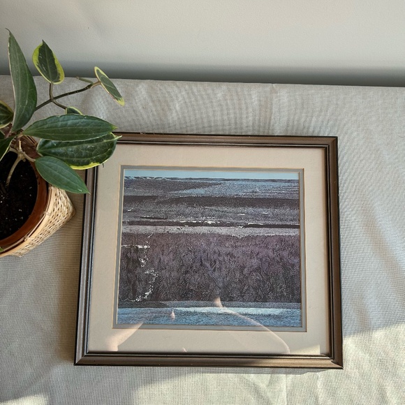 Vintage Art | Abstract Water & Tree Landscape - Picture 1 of 5